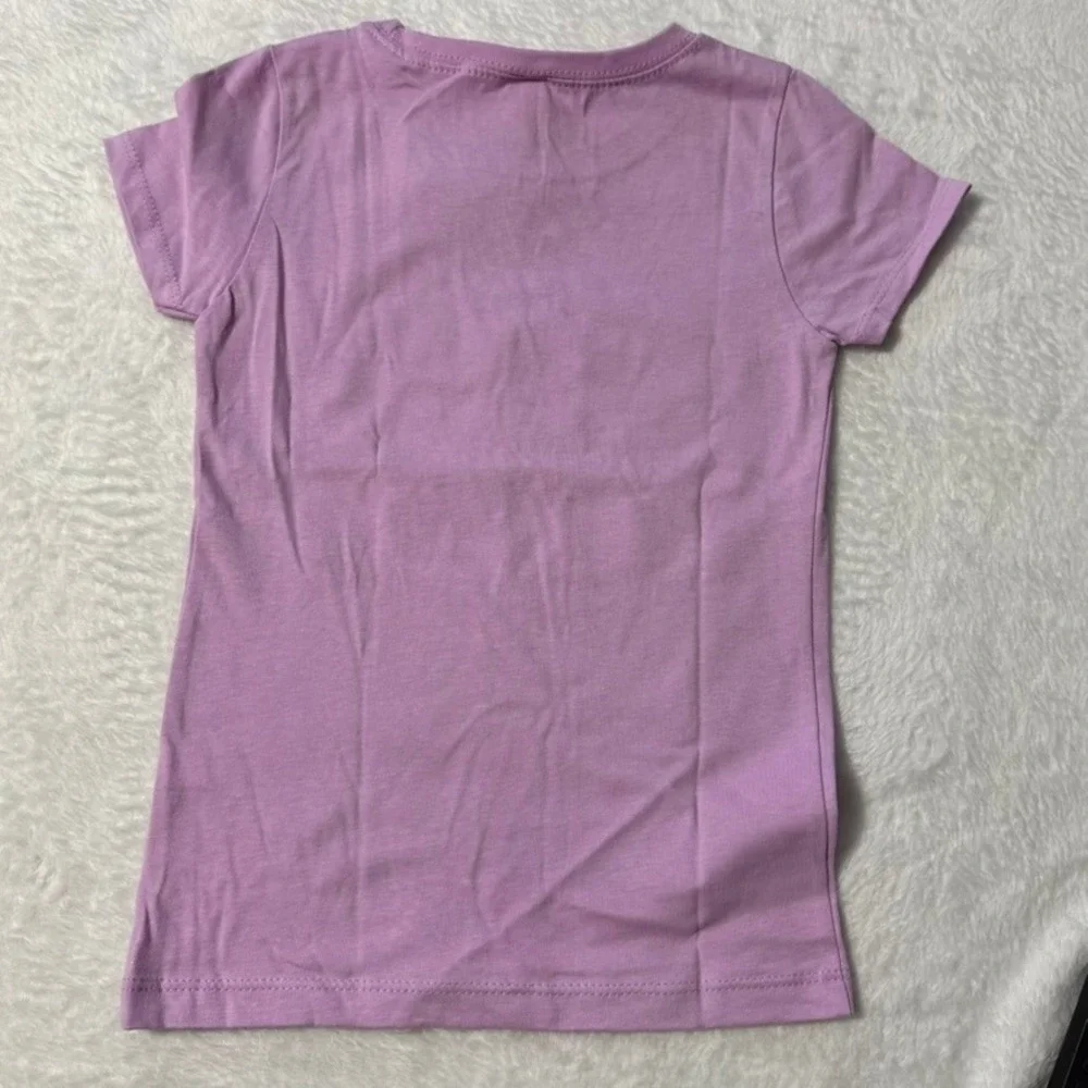 Next Level 360 Chicago T-Shirt Kids XS Purple Kawaii Graphic Souvenir Tee